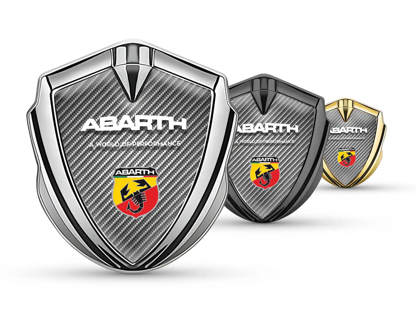 Fiat Abarth Emblème Silicone Insigne Design Force Modulable